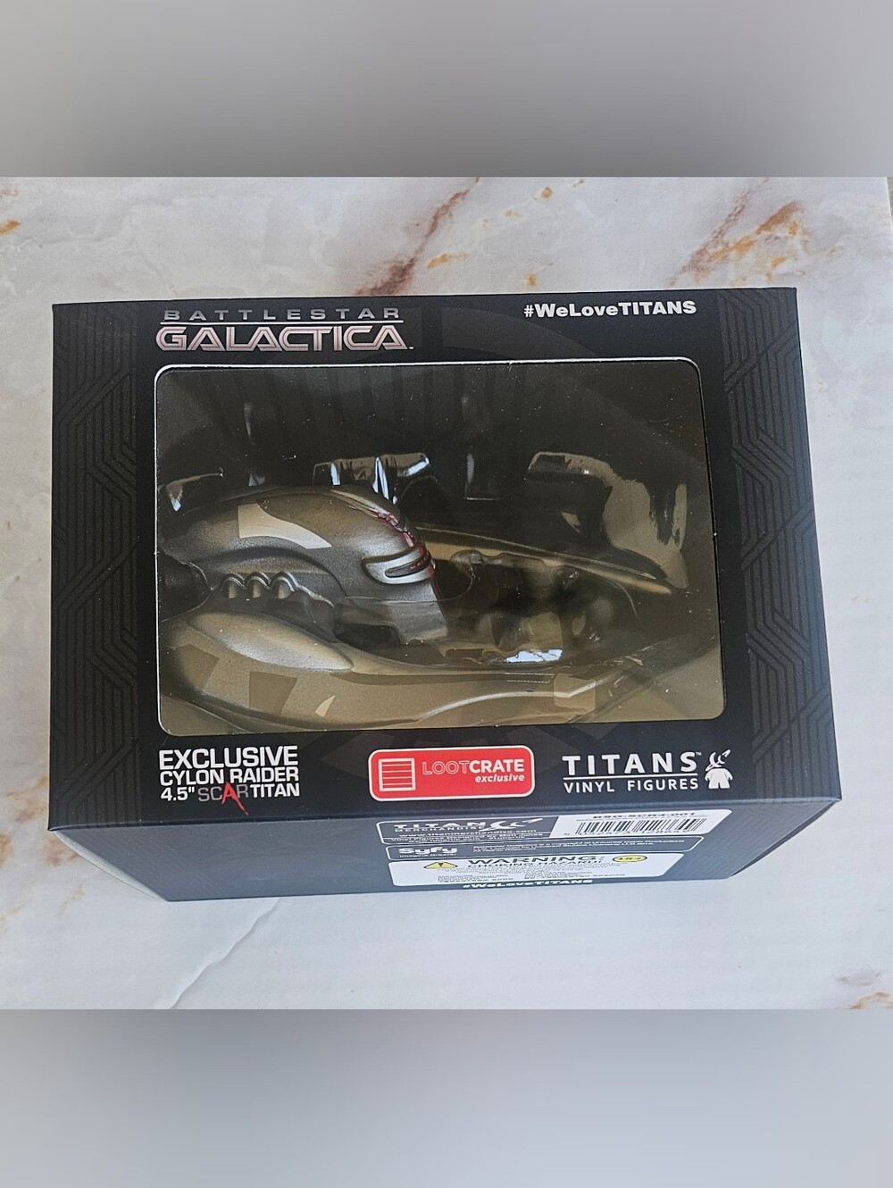Battlestar Galactica Titans Cylon Raider 4.5" Scar Titan Loot Crate Exclusive